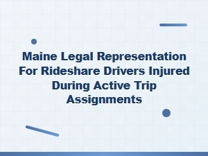 Maine Legal Help for Rideshare Drivers Injured on Trips