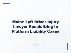 Maine Lyft Driver Injury Lawyer for Platform Liability Claims