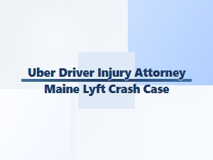 Uber and Lyft Crash Injury Attorney in Maine